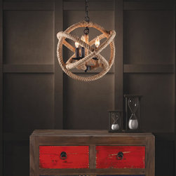 Zuo Caledonite Ceiling Lamp Natural - SKU: 98260 - Pendant Lighting