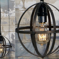 Industrial Metal Sphere Light - Products