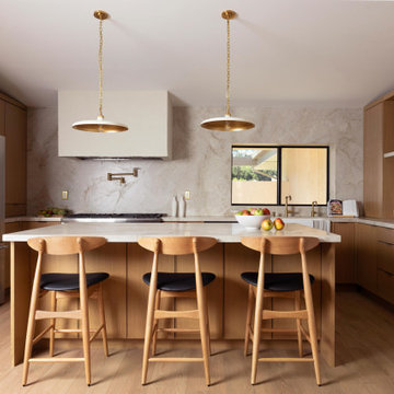 Modern Organic Kitchen and Master Bathrom Remodel
