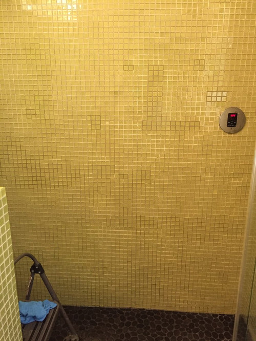 Tile discoloration