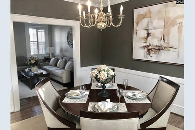 Example of a dining room design in Other
