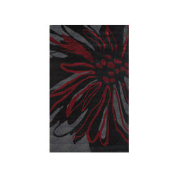 Black, Gray, and Red - Rugs