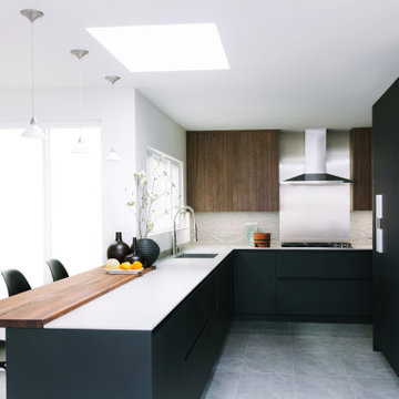 Japanese Influence Modern Kitchen