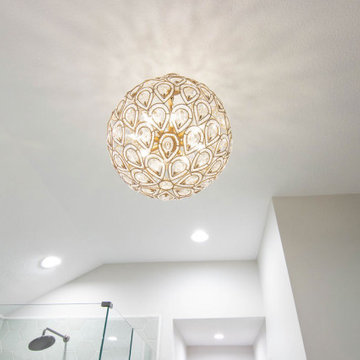 Contemporary Bohemian Primary Bath + Closet Remodel Overland Park, KS