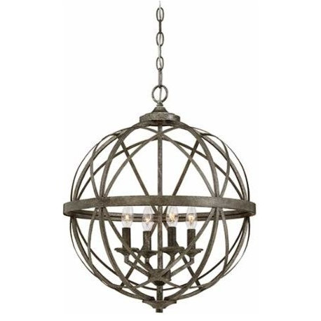 Millennium Lighting Lakewood Pendant, Antique Silver