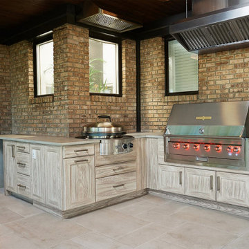 Outdoor Kitchen Featuring Evo Grill