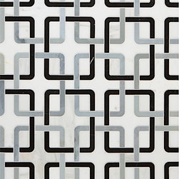 Jet Set Poolside in Calacata White - Tile