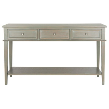 Barry Console With Storage Drawers Ash Gray