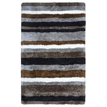 Rizzy Home Commons Collection Rug, 3' Round