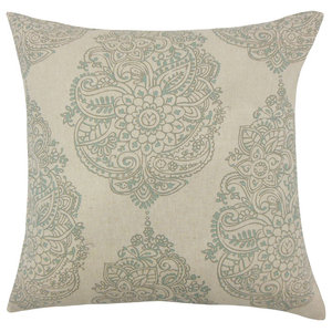 The Pillow Collection Ilona Geometric Bedding Sham Russett Queen//20 x 30