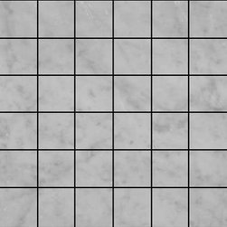 Carrara Marble Italian White Bianco Carrera 2x2 Mosaic Tile Honed - Products