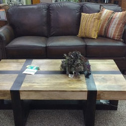 Coaster Hand Rubbed Sofa - Sofas