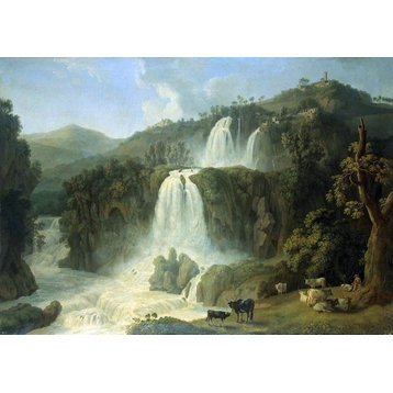 Jacob Philipp Hackert Great Cascades at Tivoli Wall Decal