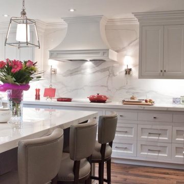 Kitchen: Estatuario E05 Sintered Stone 12mm Polished