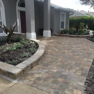 Charles Porch and Planter Beds