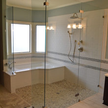 White Tile Shower