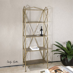 Yulia, Etagere | Uttermost - Bookcases