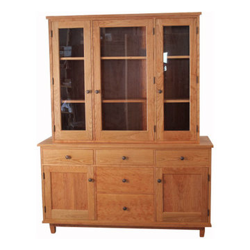 Shaker Step Back Cupboards & Custom China Cabinets