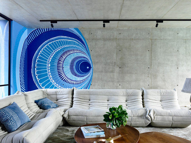 Contemporary Living Room by mckimm residential design