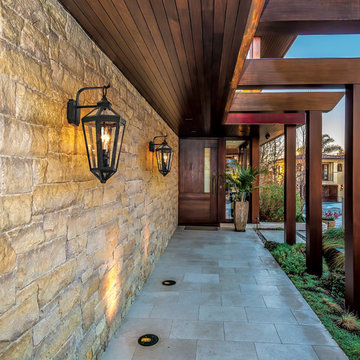 Calabasas 2-Light Outdoor Wall Sconce - Vintage Bronze Finish - Clear Glass