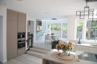 Example of a small transitional kitchen design in Vancouver