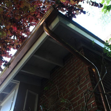 Seamless Copper Rain Gutters in Los Angeles
