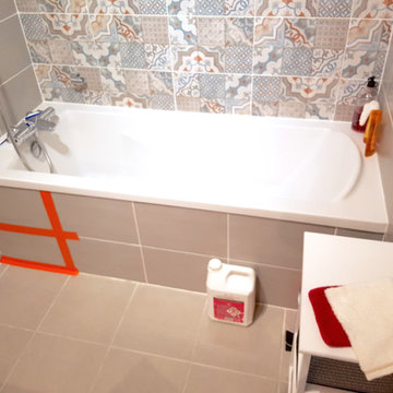 La baignoire : avant