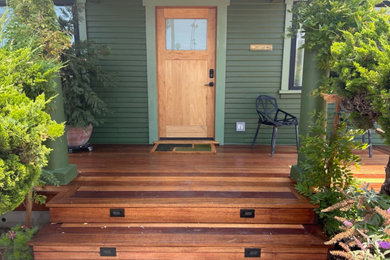 Decking. Before and after