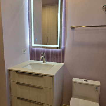 Rewarding small bathroom transformation