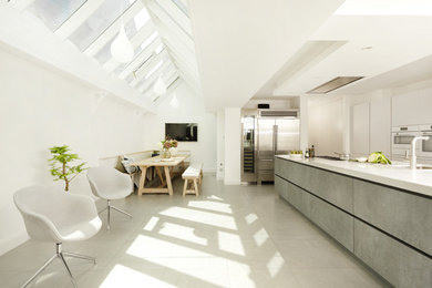Design ideas for a contemporary kitchen in London.