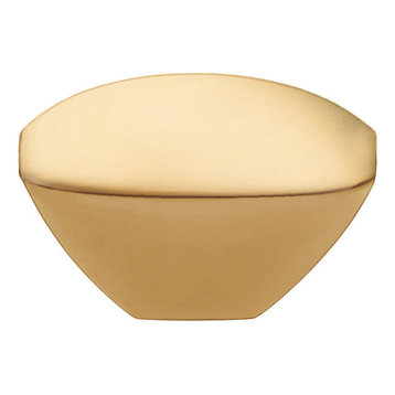 Velocity Knob, 1-7/16"x11/16" Flat Ultra Brass