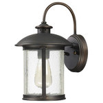 Capital Lighting - Capital Lighting 9561OB Dylan - 7.5" 1 Light Outdoor Wall Mount - Shade Included: TRUE  Room: ExteriorDylan One Light Outdoor Wall Lantern Old Bronze Antique Water Glass *UL: Suitable for wet locations*Energy Star Qualified: n/a  *ADA Certified: n/a  *Number of Lights: Lamp: 1-*Wattage:100w Medium Base bulb(s) *Bulb Included:No *Bulb Type:Medium Base *Finish Type:Old Bronze
