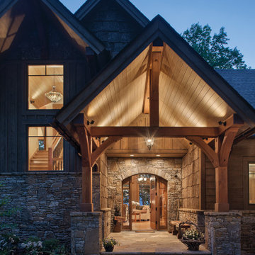 Timber Frame in North Carolina - Jackson County Residence