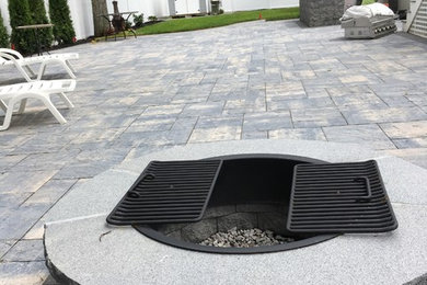 Example of a patio design in Boston