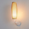 Modern Japanese Wall Lamp made of Bamboo and Silk for Bedroom