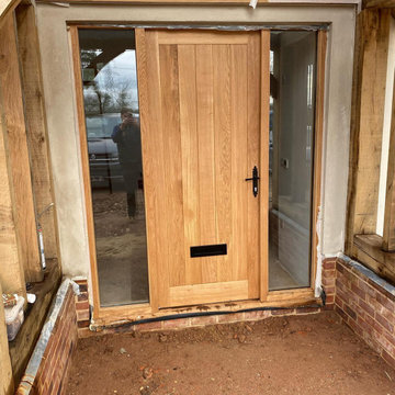 Oak front door