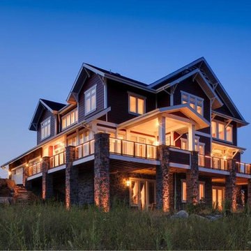 Farmhouse Stone Pillars