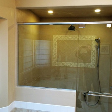 Traditional Style Bathroom Remodel with Walk-in Shower