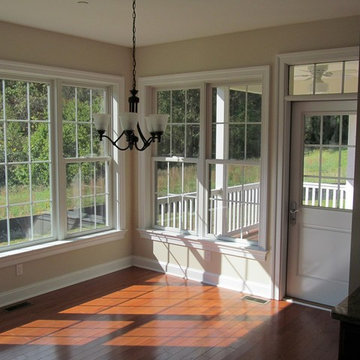 Breakfast Room With Entry Onto Rear Porch Viewed From Kitchen