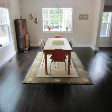 East Hampton new construction - Red Oak stained Ebony