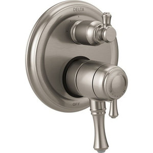 Delta Cassidy 2 Handle Monitor Valve Trim 3 Setting Integrated Diverter Chrome Transitional Tub And Shower Parts By The Stock Market