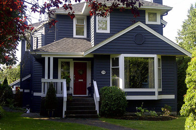 Example of an exterior home design in Vancouver