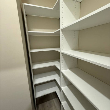 Custom Walk-In Pantry Storage System