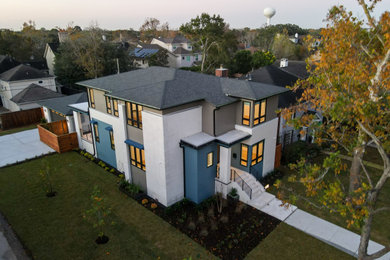 Modern exterior home idea in Houston