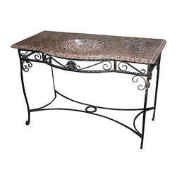 Neoclassical - Carved Stone Bathroom Vanities - Bathroom Vanities And Sink Consoles