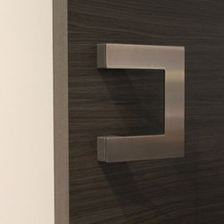 Modern Door Pull - with Gel Grips - FSB 61 6187 - Door Hardware