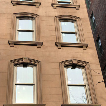 Brownstone façade