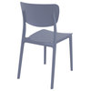 Monna Outdoor Dining Chair Dark Gray, Set of 2
