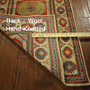 New Hand Knotted Wool Super Kazak 2'2" X 6'3" Modern Art Oriental Area Rug H5275