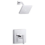 Kohler - Kohler Honesty Rite-Temp Shower Trim, 1.75 gpm Showerhead/Lever, Polished Chrome - Honesty Rite-Temp shower trim with 1.75 gpm showerhead and lever handle